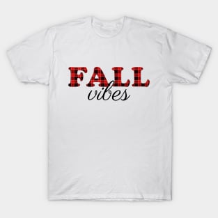 Fall Vibes - Buffalo Print T-Shirt